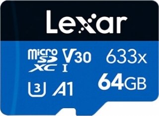Lexar High-Performance 633x 64 GB (LSDMI64GBB633A) microSD kullananlar yorumlar